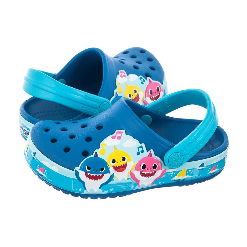 Crocs Fl Baby Shark Band Clog T Bright Cobalt 207066-4JL (CR243-a) sussid