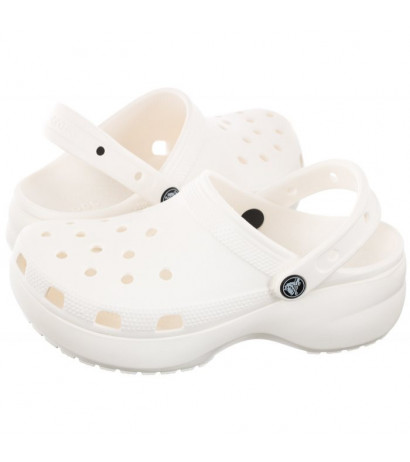 white classic crocs