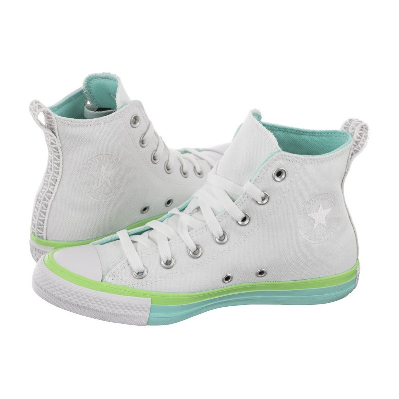 Converse CT All Star Hi White/Light Dew/Lime Rave A00543C (CO568-a) kingad