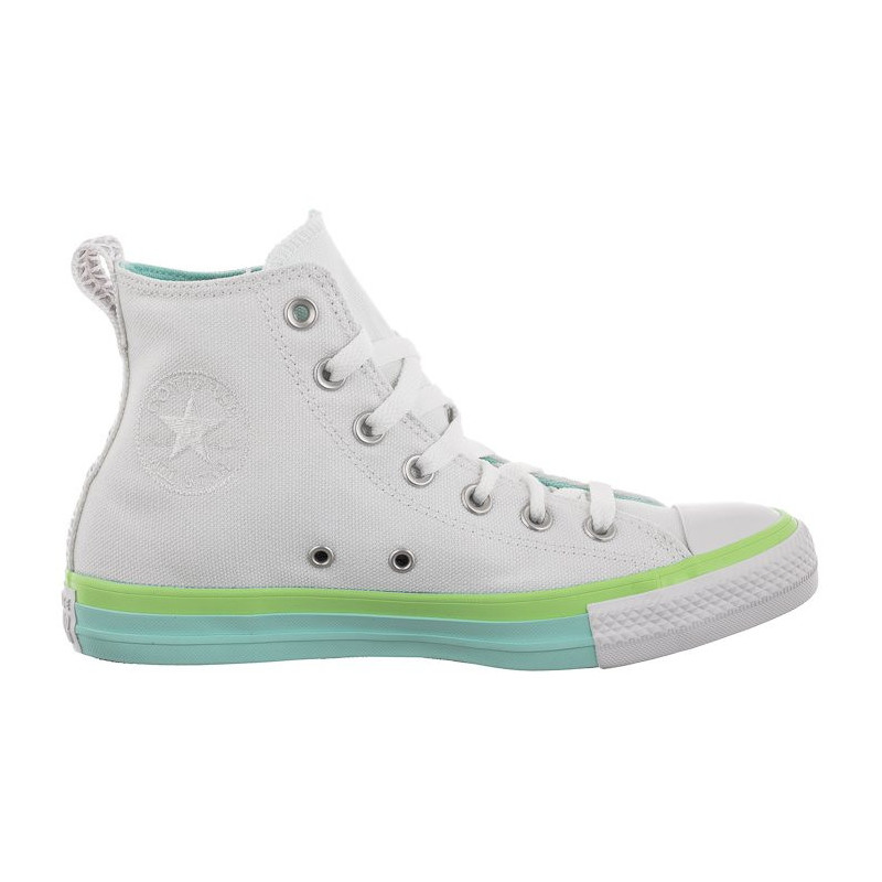 Converse CT All Star Hi White/Light Dew/Lime Rave A00543C (CO568-a) kingad