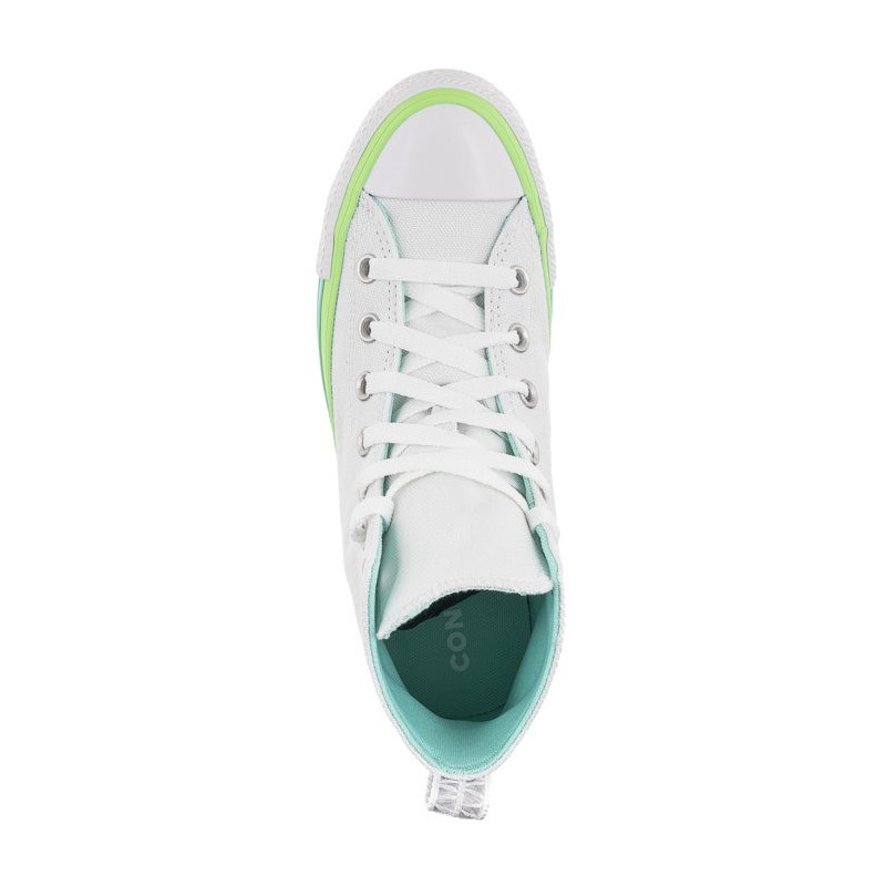 Converse CT All Star Hi White/Light Dew/Lime Rave A00543C (CO568-a) kingad