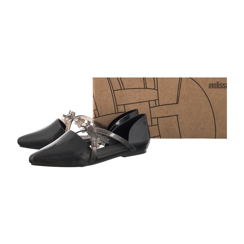 Melissa Pointy Stripe Fly AD 33638/AB955 Black (ML259-a) sandaalid