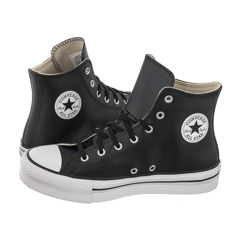 Converse CTAS Eva Lift Hi Black/Natural Ivory/White A02485C (CO573-b) kingad