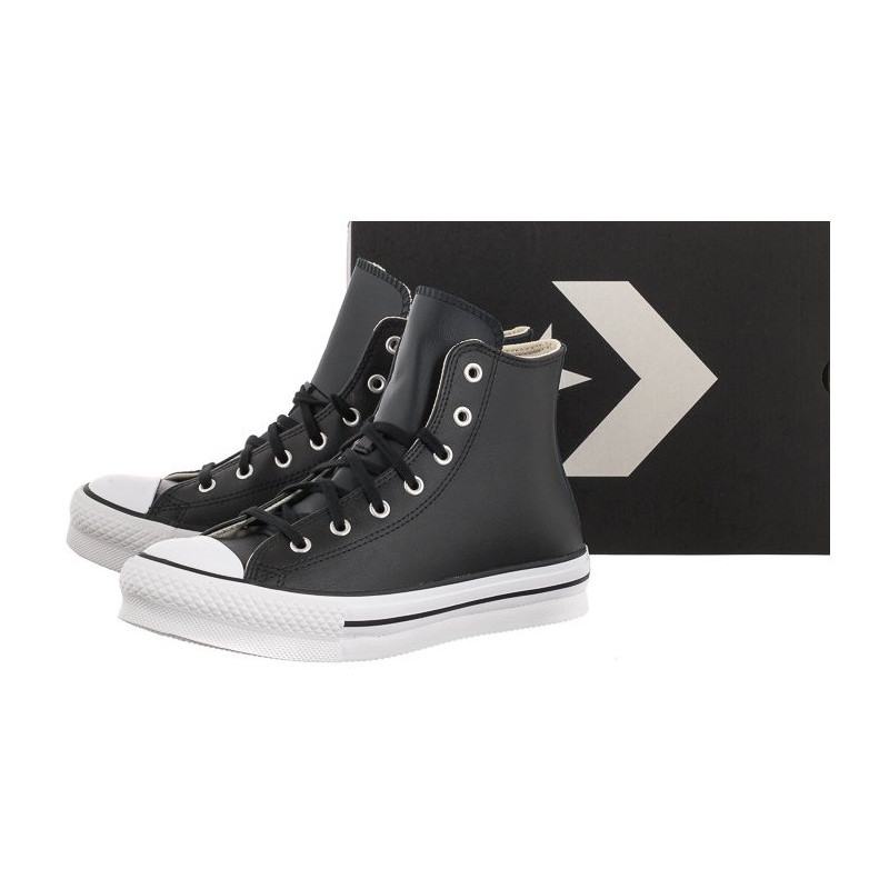 Converse CTAS Eva Lift Hi Black/Natural Ivory/White A02485C (CO573-b) kingad