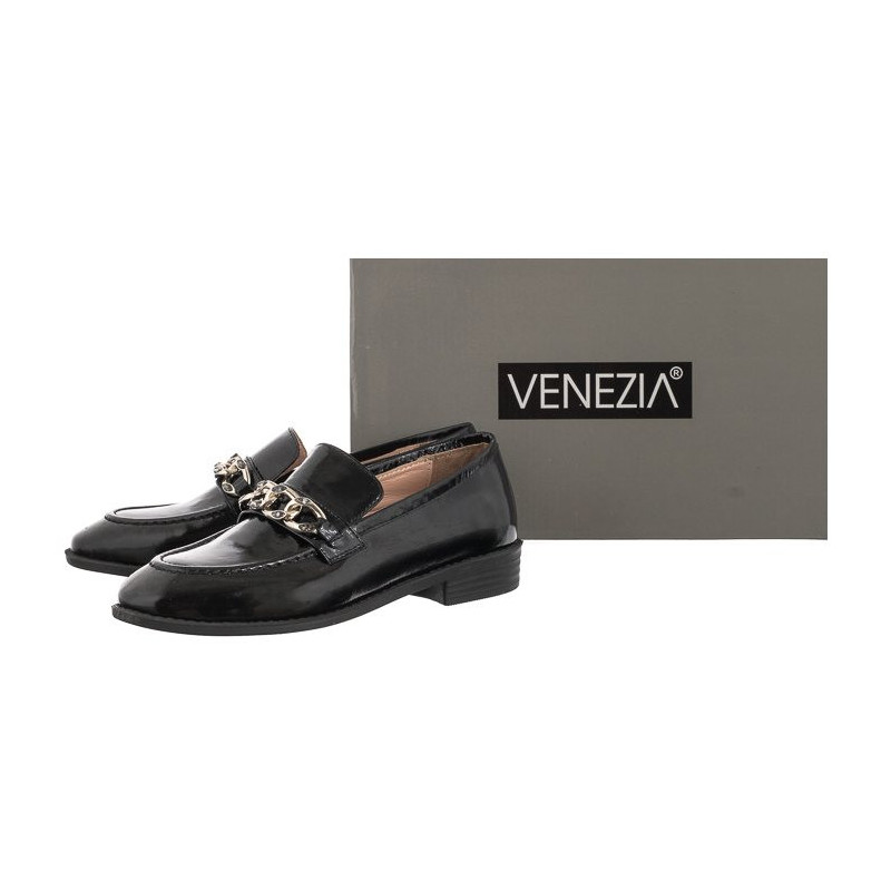 Venezia Czarne Lakierowane 05932122 BLACK (VE658-a) kingad