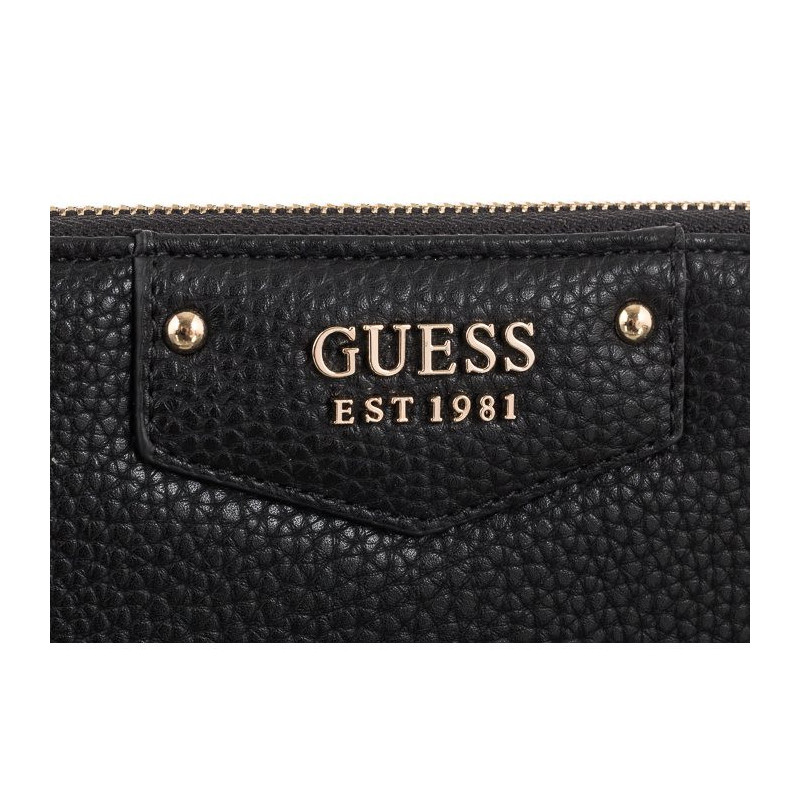 Guess Eco Brenton SLG LRG Zip Around SWEVG839046 Black (GU358-a) käekott