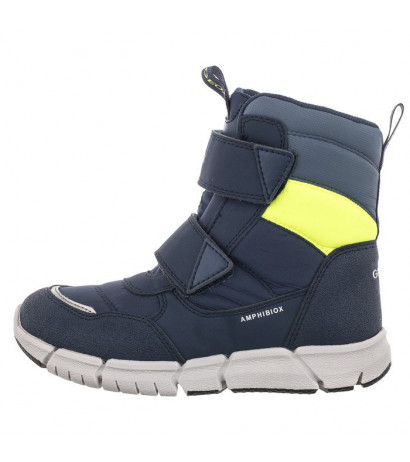 Geox J Flexyper B.B Abx C Navy/Fluo Yellow J169XC 0FU50 C4502 (GE51-a) saapad