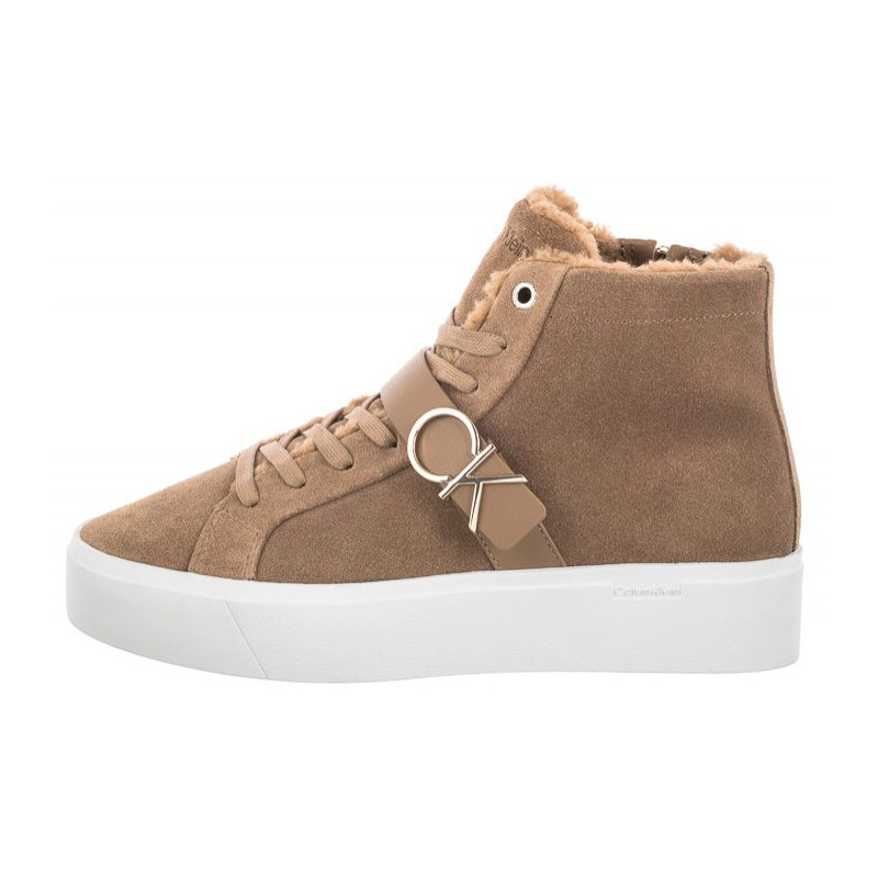 Calvin Klein Flatform Cup High Top CK Hw-S Wl HW0HW01334 GEZ Safari Canvas (CK170-a) kingad