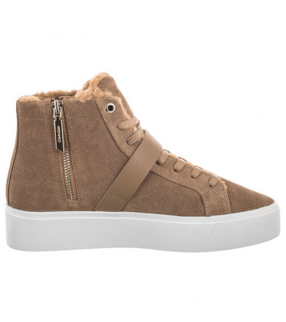 Calvin Klein Flatform Cup High Top CK Hw-S Wl HW0HW01334 GEZ Safari Canvas (CK170-a) kingad