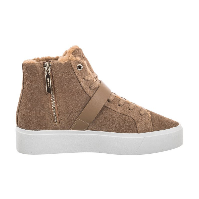 Calvin Klein Flatform Cup High Top CK Hw-S Wl HW0HW01334 GEZ Safari Canvas (CK170-a) kingad