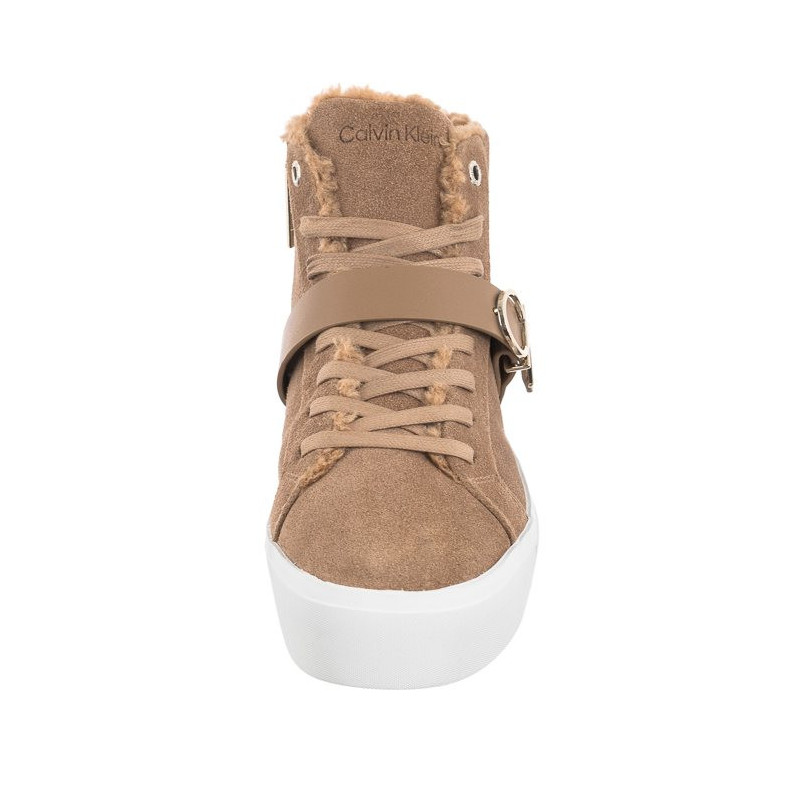 Calvin Klein Flatform Cup High Top CK Hw-S Wl HW0HW01334 GEZ Safari Canvas (CK170-a) kingad