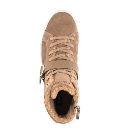 Calvin Klein Flatform Cup High Top CK Hw-S Wl HW0HW01334 GEZ Safari Canvas (CK170-a) kingad