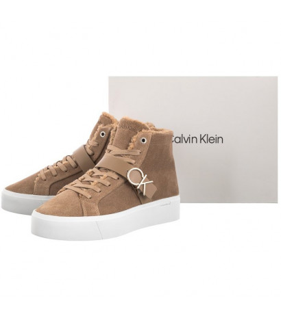 Calvin Klein Flatform Cup High Top CK Hw-S Wl HW0HW01334 GEZ Safari Canvas (CK170-a) kingad