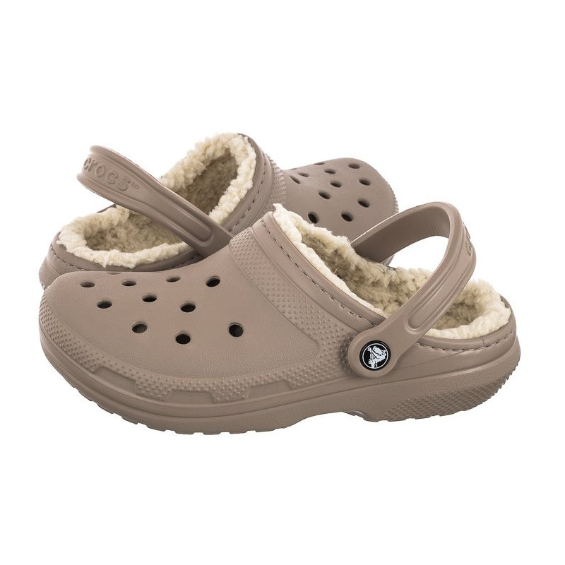 Crocs Classic Lined Clog Mushroom/Bone 203591-2YB (CR266-a) Naiste kingad/klappide klapid