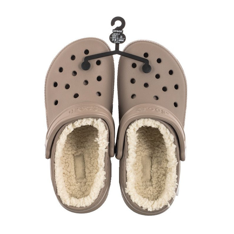 Crocs Classic Lined Clog Mushroom/Bone 203591-2YB (CR266-a) Naiste kingad/klappide klapid