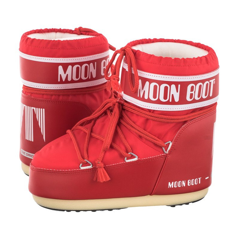 Moon Boot Icon Low Nylon Red 14093400009 (MB46-j) kingad