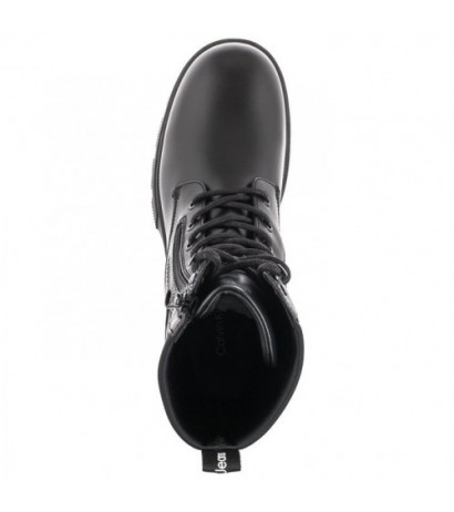 Calvin Klein Chunky Combat Laceup Zip YW0YW00740 Black (CK181-a) kingad