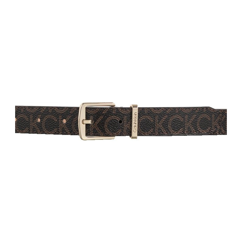 Calvin Klein CK Must Sqr Belt 25mm Mono K60K610384 0HD Brown Mono (CK186-a) vöö