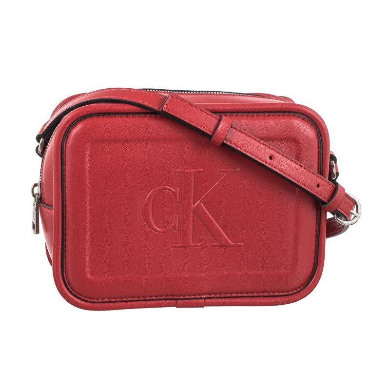 Calvin Klein Sculpted Camera Bag Pipping K60K610309 XL6 Dark Candy Apple (CK179-b) käekott