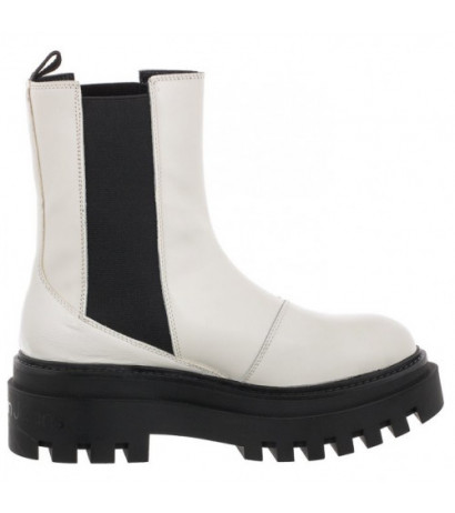 Calvin Klein Flatform Chelsea Boot YW0YW00850 YBR White (CK192-a) kingad