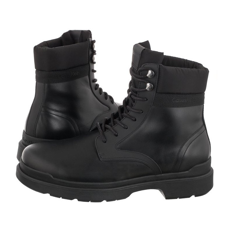 Calvin Klein Lace Up Boot Mix HM0HM00862 BEH Black (CK191-a) saapad