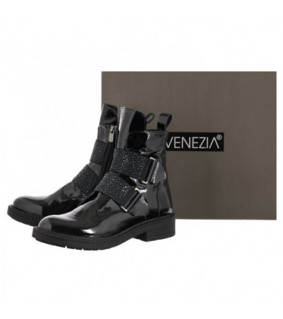 Venezia Czarne Lakierowane G0441215 Black (VE682-a) kingad