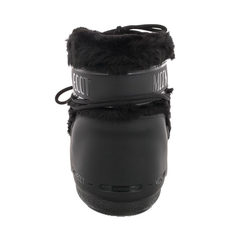 Moon Boot Icon Low Faux Fur Black 1409390 N001 (MB57-a) kingad