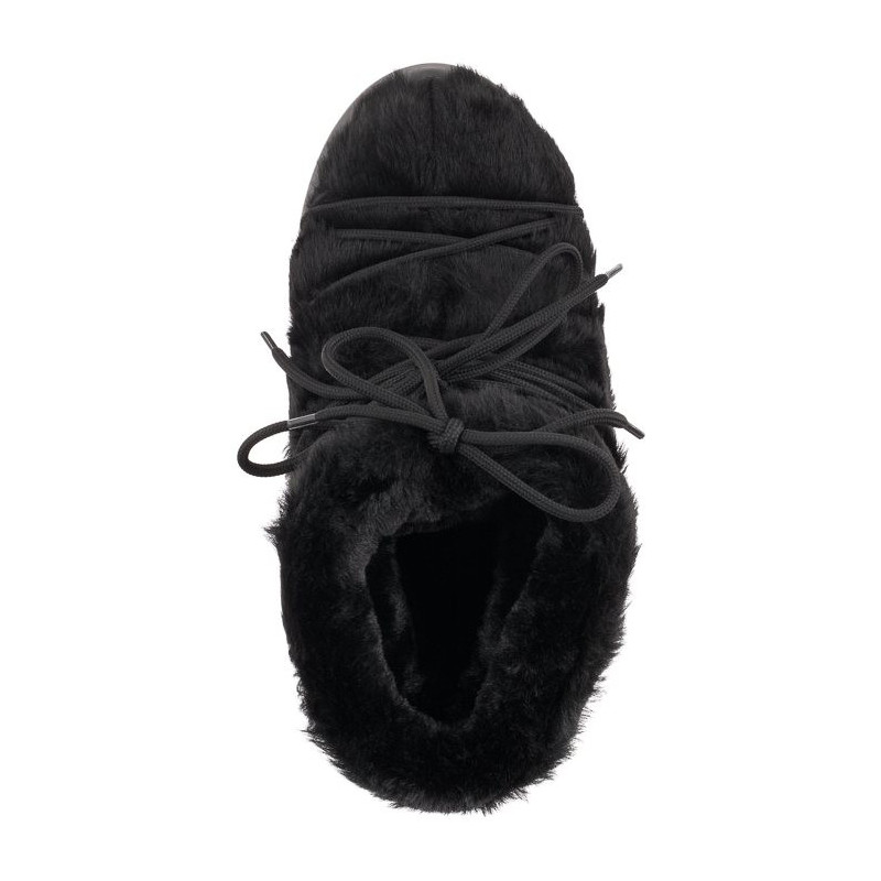 Moon Boot Icon Low Faux Fur Black 1409390 N001 (MB57-a) kingad