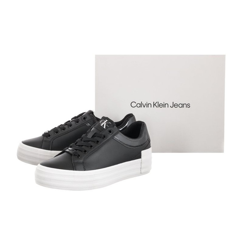 Calvin Klein Vulc Flatform Bold Lth-Glossy YW0YW00867 BDS Black (CK215-a) spordijalatsid