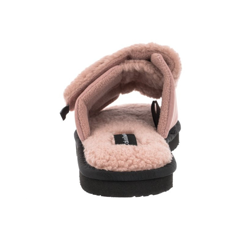 Calvin Klein Home Slide Velcro Shearling YW0YW00861 0J0 Adobe Rose (CK217-a) Naiste kingad/klappide klapid