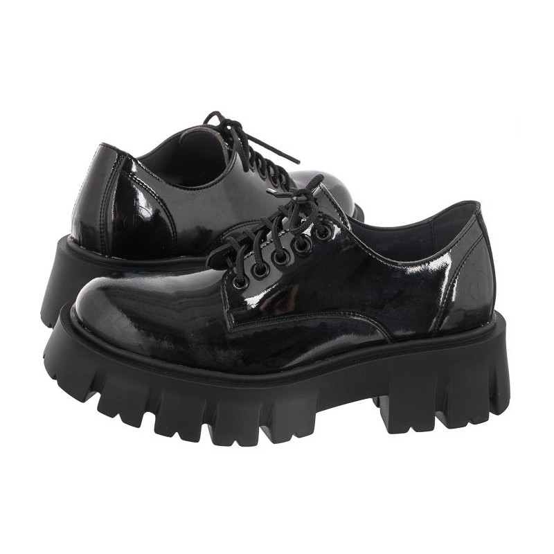 Altercore Deidra Vegan Black Patent (AL130-a) kingad