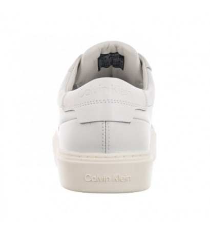 Calvin Klein Low Top Lace Up Lth Sm Triple White HM0HM01018 0K4 (CK251-a) spordijalatsid