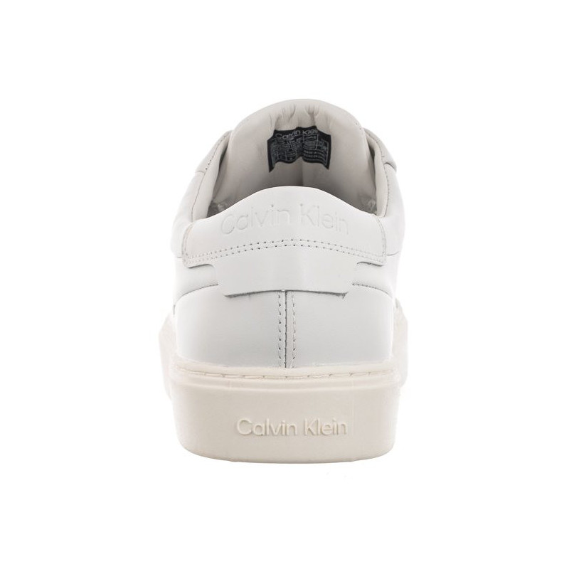 Calvin Klein Low Top Lace Up Lth Sm Triple White HM0HM01018 0K4 (CK251-a) spordijalatsid