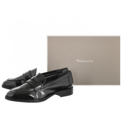 Tamaris Czarne Lakierowane 1-24304-20 018 Black Patent (TM427-a) kingad