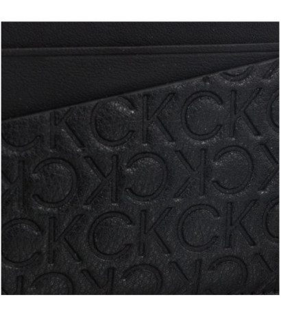 Calvin Klein Ck Must Mono Card Holder 6CC Black Tonal Mono K50K510319 01I (CK225-a) käekott