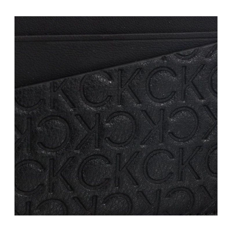 Calvin Klein Ck Must Mono Card Holder 6CC Black Tonal Mono K50K510319 01I (CK225-a) käekott