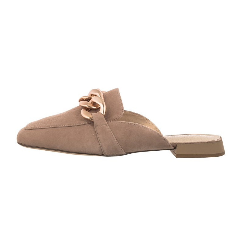 Caprice Beżowe 9-27104-20 317 Bark Suede (CP359-a) Naiste kingad/klappide klapid