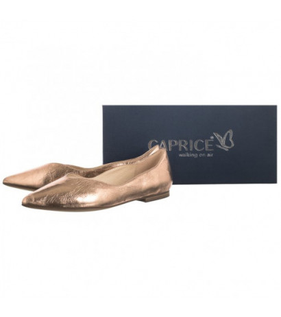 Caprice Złote 9-22110-20 933 Rosegold Met (CP356-a) baleriinid