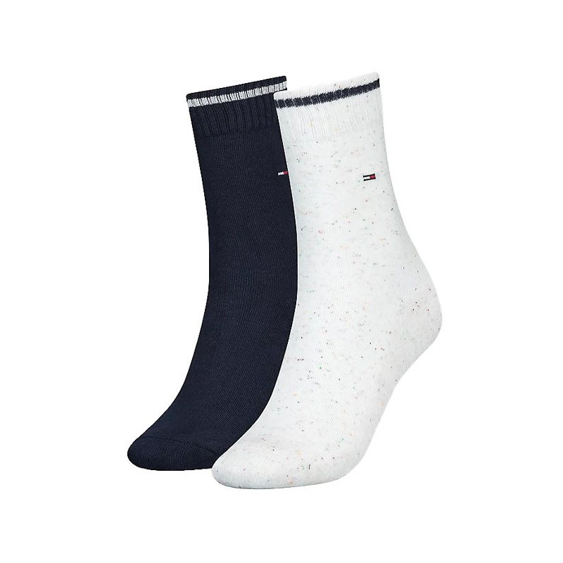 Tommy Hilfiger Th Women Sock 2P Neppy Gif White 701220710 001 035 (TH663-a) sokid