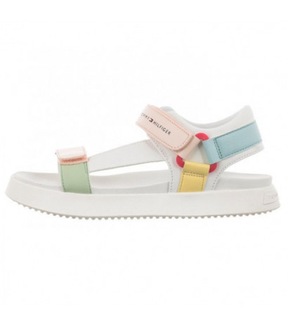 Tommy Hilfiger Velcro Sandal White/Multicolor T3A2-32768-0371 X256 (TH744-a) sandaalid