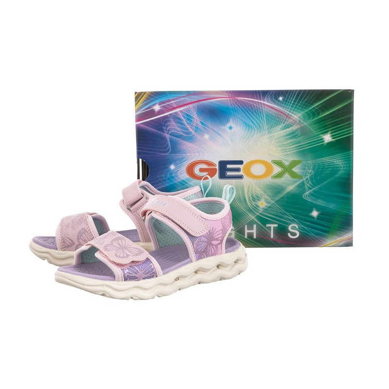 Geox Lights J S.Phyper G. A Pink/Lilac J35FXA 0AS54 C8842 (GE80-a) sandaalid