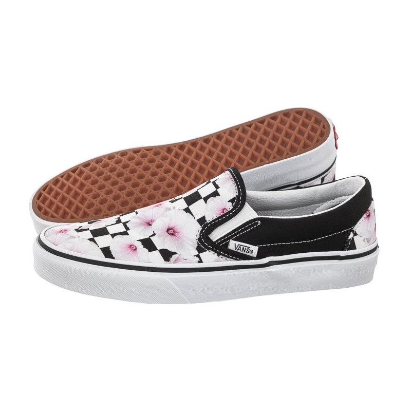 Vans Classic Slip-O Hibiscus Check Black VN0A5JLXBM81 (VA398-a) kingad