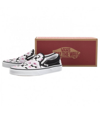 Vans Classic Slip-O Hibiscus Check Black VN0A5JLXBM81 (VA398-a) kingad