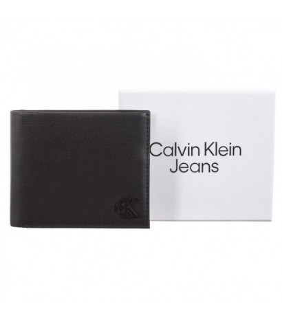 Calvin Klein Logo Hardware Bifold Id Black K50K510441 BDS (CK259-a) käekott