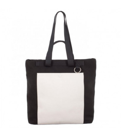 Calvin Klein Ultralight Sq Tote40 CB Black/Ancient White K60K610556 0GM (CK266-a) käekott