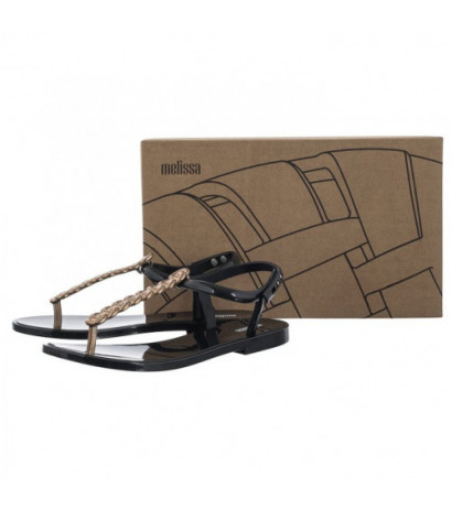 Melissa Strass AD 33823/AN270 Black/Gold (ML272-b) sandaalid