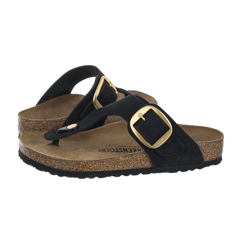 Birkenstock Gizeh Big Buckle Black 1024019 (BK196-a) Naiste kingad/klappide klapid