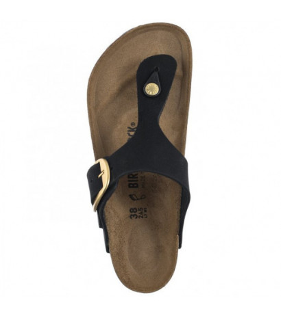 Birkenstock Gizeh Big Buckle Black 1024019 (BK196-a) Naiste kingad/klappide klapid