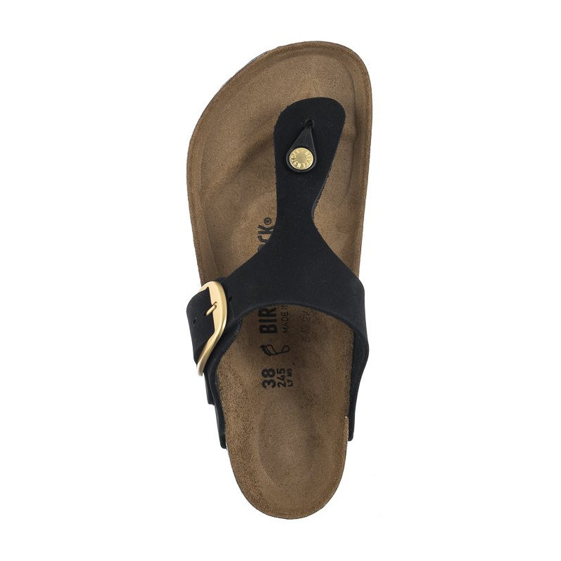 Birkenstock Gizeh Big Buckle Black 1024019 (BK196-a) Naiste kingad/klappide klapid