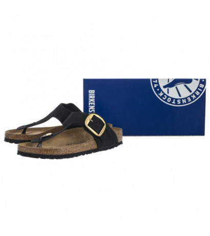 Birkenstock Gizeh Big Buckle Black 1024019 (BK196-a) Naiste kingad/klappide klapid